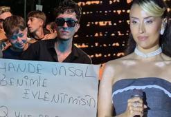Hande Ünsal’a sahnede sürpriz evlilik teklifi! Ünlü sanatçıdan ilginç cevap