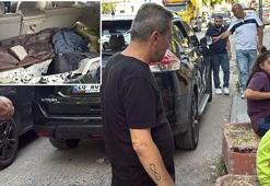 Trafik magandaları aracın camını taşla kırdı, eşi ve çocuklarının önünde babayı darbetti