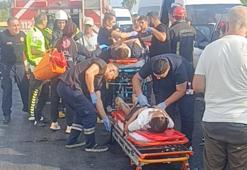 Antalya'da zincirleme kaza! 17 yaralı