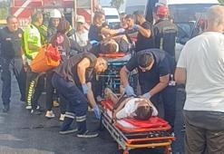 Antalya'da zincirleme kaza! 17 yaralı