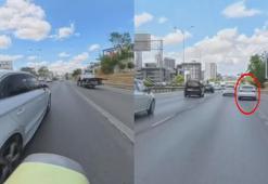 Maltepe’de trafikte makas atarak ilerleyen sürücüye 115 bin lira ceza