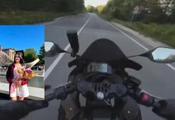 Şile'de Ceyda Yakova'yı hayattan koparan motosiklet kazası kask kamerasında