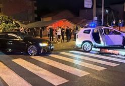 Bartın'da otomobil polis aracıyla çarpıştı: 2 polis yaralı