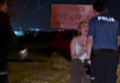Genç kadın stüdyo bahçesinde darp edildi polisi aradı