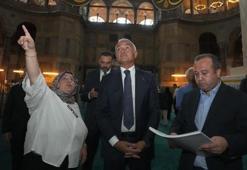 Ayasofya'da Cumhuriyet tarihinin en kapsamlı restorasyonu hız kesmiyor