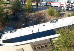 İzmir’de feci kaza! Çarpışan otobüs ve otomobil şarampole devrildi: 2 ölü