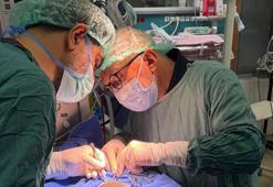 Ordu'da 610 gram doğan Rüzgar bebeğe, yatak başında kalp ameliyatı