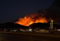 Fethiye'de şehir merkezine yakın noktada orman yangını