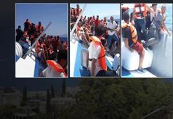 Girne'de dehşet anları! Alabora olan gemiden görüntüler: Batıyoruz, her şey gitti