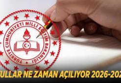 OKULLAR NE ZAMAN AÇILIYOR 2026-2027? MEB Çalışma Takvimi ile okulların açılmasına kaç gün kaldı, yaz tatili ne zaman bitiyor? Uyum haftası tarihi!