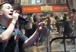 Poizi konserinde ortalık karıştı! Tekmeli yumruklu kavga kamerada