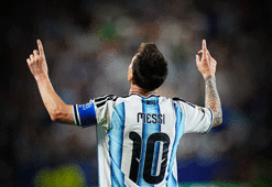 Lionel Messi, Arjantin'e kupalar ve rekorlarla veda etti!