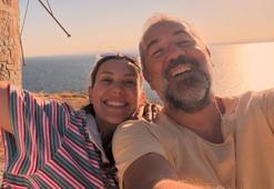 Urla'da aşk tazelediler! Ata Demirer ve sevgilisi Dilara Alemdar'dan romantik kareler