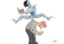 Robot değil insan çizimi