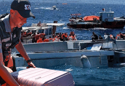 Girne'de batan yolcu gemisinde skandal! Kaptanların konuşması ortaya çıktı