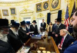 Beyaz Saray'da 47 yıl sonra bir ilk! Trump, Hasidik Yahudileri ile görüştü