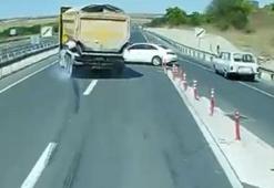 TIR şoförünün dikkati faciayı önledi! Kontrolsüz dönüş...