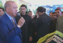 Cumhurbaşkanı Erdoğan, AK Parti Şanlıurfa Milletvekili Abdulkadir Emin Önen’in kızının cenaze töreninde