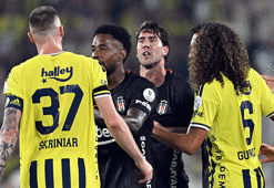 Fenerbahçe - Beşiktaş derbisinde ortalık karıştı! Vlahovic ve Skriniar arasında gerginlik