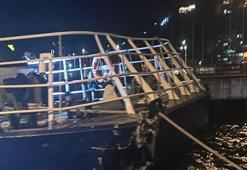 Mudanya'da İDO deniz otobüsü iskeleye çarptı