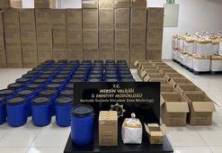 Mersin'de operasyon: Depoda 1 ton 250 kilogram sentetik uyuşturucu ham maddesi bulundu