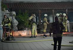Pendik'te cami deposunda yangın