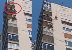 15 katlı binada can pazarı! 2 işçi ölümden döndü