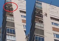 15 katlı binada can pazarı! 2 işçi ölümden döndü
