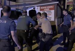 Eşine ve gelen polislere saldırdı, biber gazıyla etkisiz hale getirildi