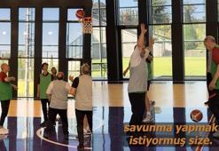 Cumhurbaşkanı Erdoğan’ın basketbol performansı! Varank: Evet, yine kazandı