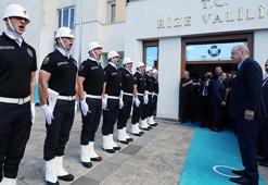 Cumhurbaşkanı Erdoğan, Rize Valiliğini ziyaret etti
