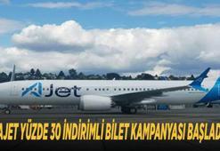 AJET YÜZDE 30 İNDİRİMLİ BİLET KAMPANYASI BAŞLADI! AJet ucuz uçak bileti nasıl alınır, hangi tarihlerde ve şehirlerde geçerli?