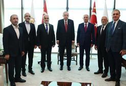 Cumhurbaşkanı Erdoğan, HÜDA PAR Genel Başkanı Yapıcıoğlu'nu kabul etti