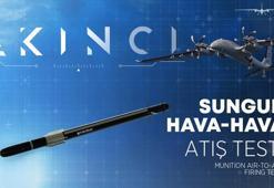 AKINCI hava hedefini SUNGUR ile vurdu