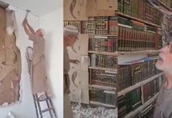 Esad rejiminden kaçarken duvarın arkasına sakladı! '15 yıl sonra her şey yerinde'