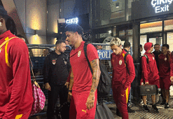 Galatasaray, kritik maç için Trabzon'da! Kafile şehre ulaştı