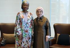 Emine Erdoğan, Sierra Leone Cumhurbaşkanı'nın eşi Fatima Maada Bio ile görüştü
