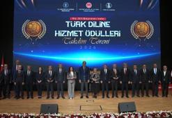Türk Diline Hizmet Ödülleri sahiplerini buldu