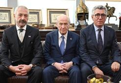MHP Genel Başkanı Bahçeli, Sarallar ve Şahinler aileleri ile buluştu