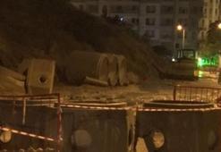 Ankara'da gece saatlerinde şiddetli yağmur! Binaları su bastı