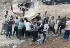 Gaziantep'te meydan savaşı gibi kavga! Araçla kalabalığın arasına daldı