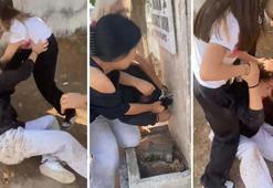 Çeşmede ıslatıp, yerde sürükleyerek acımasızca darbettiler; liseli kızlar akran zorbalığı kamerada