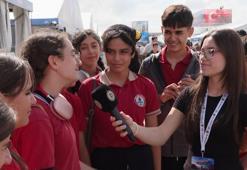 'Haberimiz Olsun' öğrencileri TEKNOFEST Güneydoğu'yu sahadan takip ediyor
