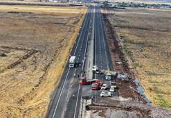 Tanker devrildi! Diyarbakır-Şanlıurfa kara yolu ulaşıma kapandı