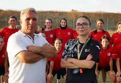 Baba-kız, Tekirdağ Gençlik ve Spor Kulübü için antrenörlük yapıyor! 'Ailece futbola odaklandık'