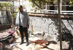 Niğde’de ölümden saniyelerle kurtuldu! Çatıdan düşen kiremit yön değiştirdi
