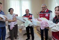 İkinci çocuk isterken dördüz bebekleri oldu! Bakan Göktaş aileyle görüntülü görüştü
