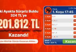 İki Ayakta Sürpriz Buldu 324 TL’ye 201.812 TL Kazandı! İşte Misli’de Günün Kazanan Altılısı…