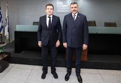 Bakan Çiftçi Yunanistan mevkidaşı Chrisochoidis ile bir araya geldi
