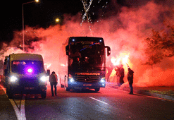 Fenerbahçe, Rizespor maçı için Rize'ye ulaştı